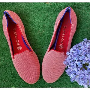 RARE ROTHYS red lollipop flats, Sz 9, $155